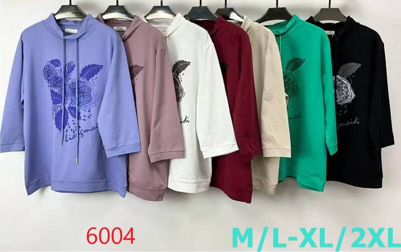 Bluzki damskie Roz M/L-XL-2XL, Mix Kolor Paczka 12 szt